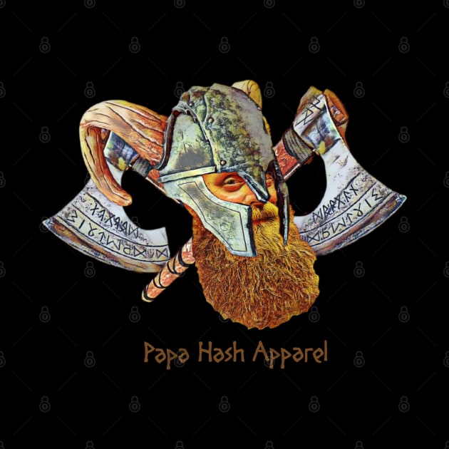 Papa Hash Apparel: Viking Bear by Papa Hash's House of Art