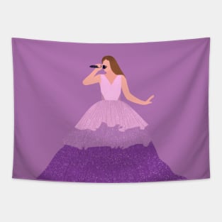 speak now eras tour purple gown Tapestry