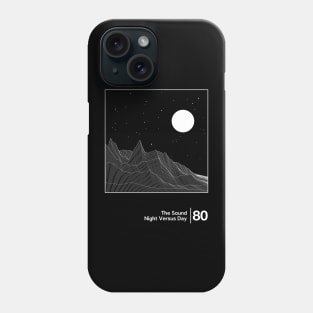 Night Versus Day / Minimalist Graphic Artwork Design Phone Case