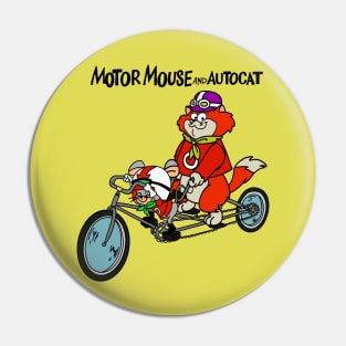 Motormouse and Autocat Classic 60’s Cartoon with Title Pin