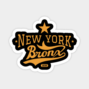 New York Bronx - New York Bronx Schriftzug - Bronx Logo Magnet