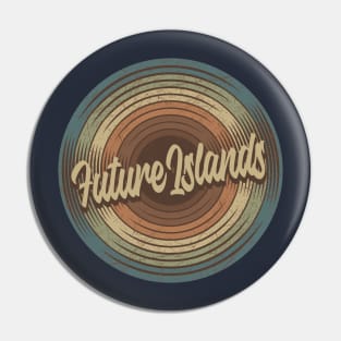Future Islands Vintage Vinyl Pin