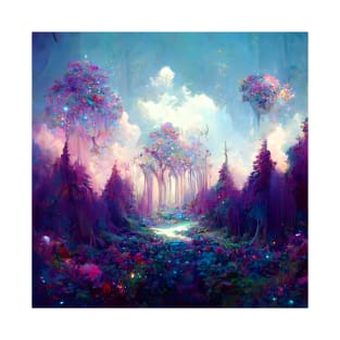 Magical Forest Landscape T-Shirt