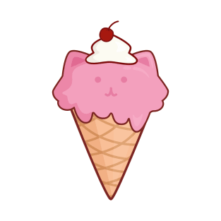 Cherry Meow Ice Cream T-Shirt