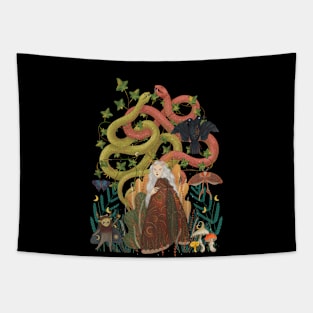 Halloween Witch Tapestry