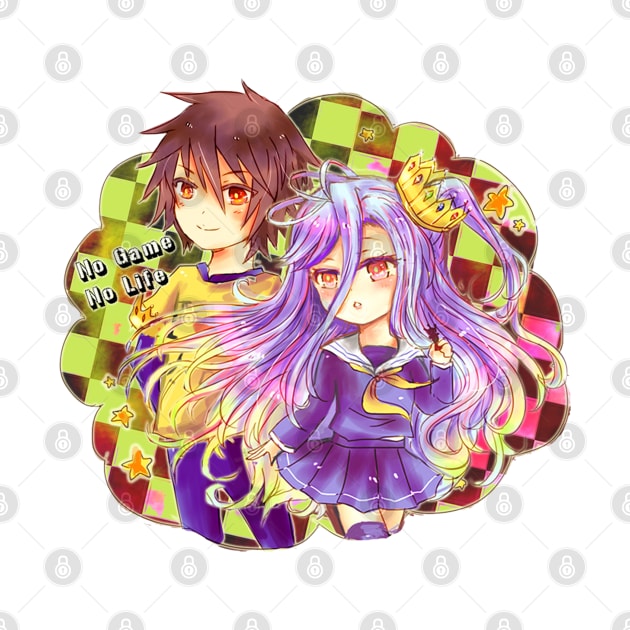 No Game No Life Sora & Shiro by candypiggy