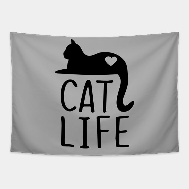 CAT LIFE Tapestry by BWXshirts