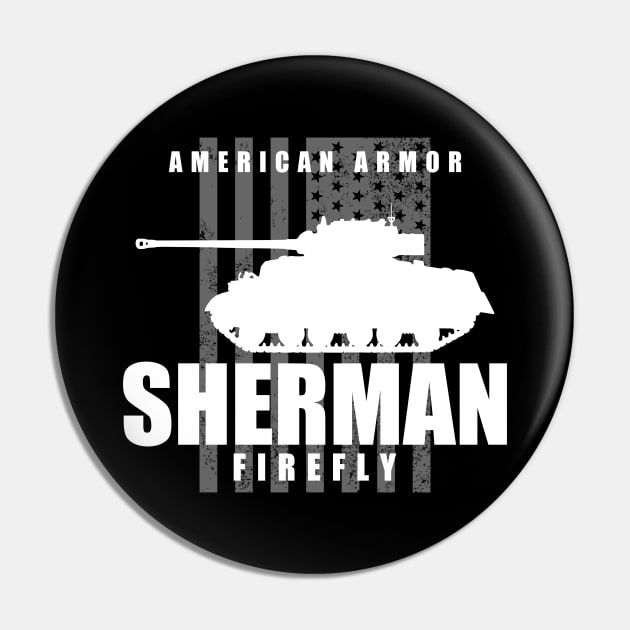 WW2 Sherman Firefly Pin by TCP