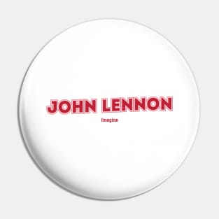 John Lennon Imagine Pin