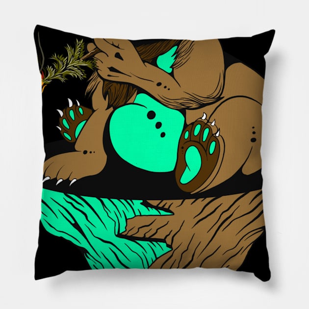 Smoke Trees Pillow by SMSVISUS