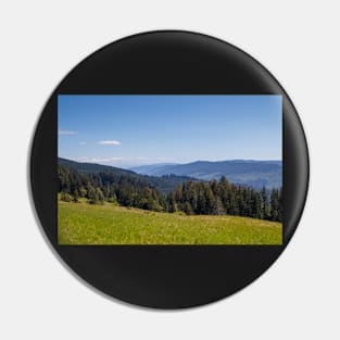 Blue sky and mountains Pin