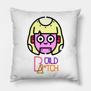 Build a Bitch Bella Poarch Girl Robot Pillow