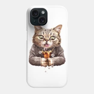 CAT & SOFT DRINK Phone Case