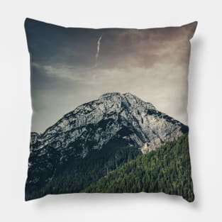 Dramatic Dolomites Mountain Peak Pillow