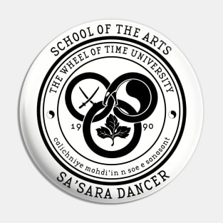 The Wheel of Time University - School of the Arts (Sa'sara Dancer) Pin