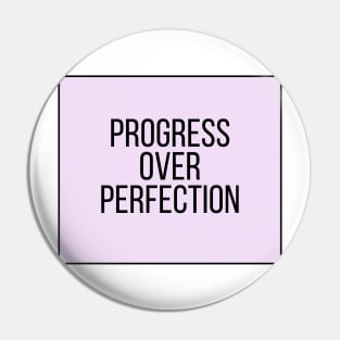 Progress Over Perfection - Motivational and Inspiring Work Quotes Pin