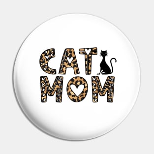 Cat Mom Pin