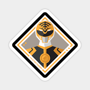 White Tiger Ranger Magnet