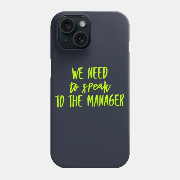 We need to speak to the Manager Phone Case by PersianFMts