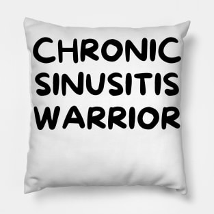 Chronic Sinusitis Warrior Pillow