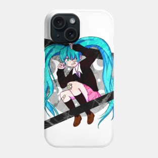 Rolling girl Phone Case