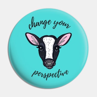 Change Your Perspective White Blaze Pin