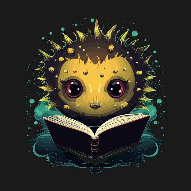 Puffer Fish Reads Book by JH Mart