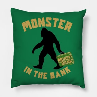 Monster in the Bank Pillow