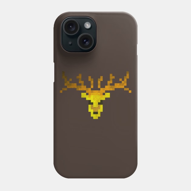 Pixel Deer Phone Case by Olipix