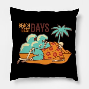 Best day at the beach Pillow