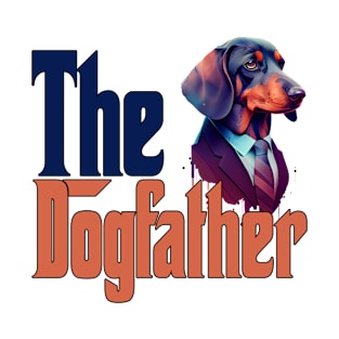 Dachshund Dog Dad Dogfather Dogs Daddy Father Rottie T-Shirt