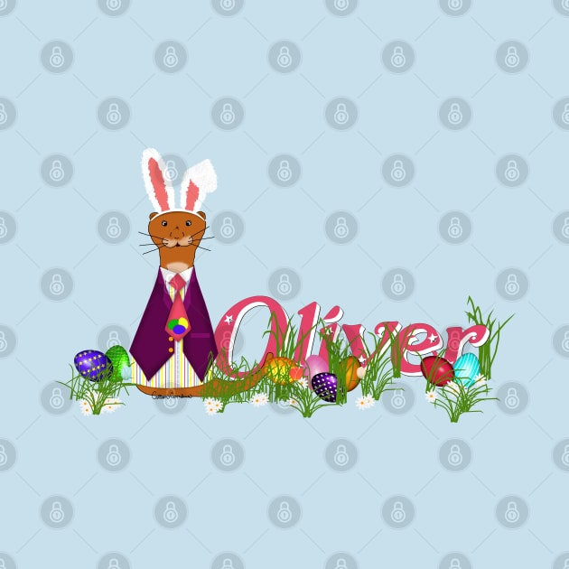 Happy Easter Oliver the Otter by ButterflyInTheAttic