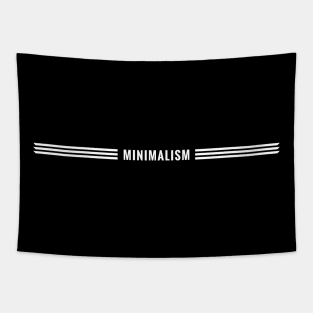 Triple Lined Minimalism (white version) - Minimal DM Tapestry