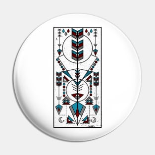 Awesome Native American Tribal Indian Arrows Pin