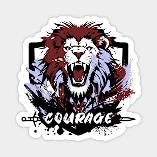 Lion - Courage Magnet