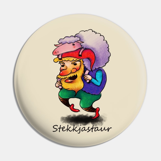 Yule lad /Santa Clause- Stekkjastaur Pin by EGGnTEDDY