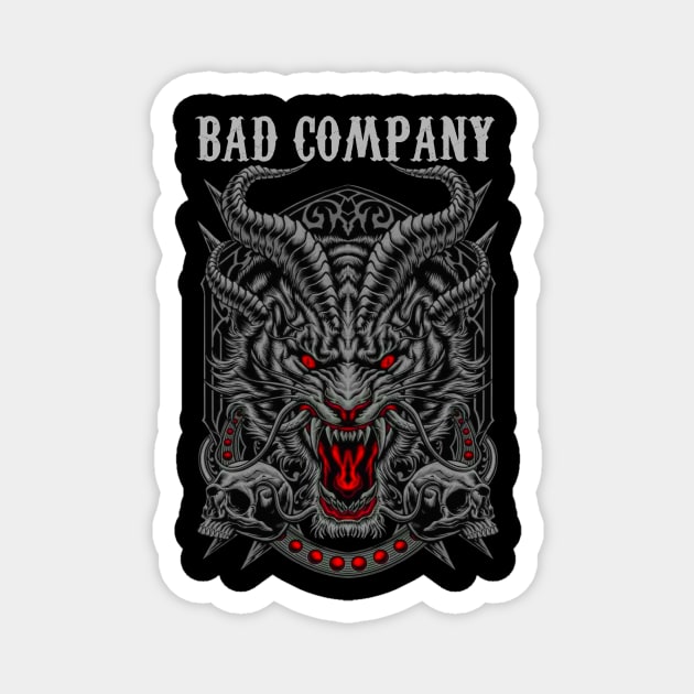 BAD COMPANY BAND DESIGN Magnet by Rons Frogss