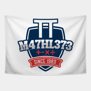 Mathlete Colored Tapestry