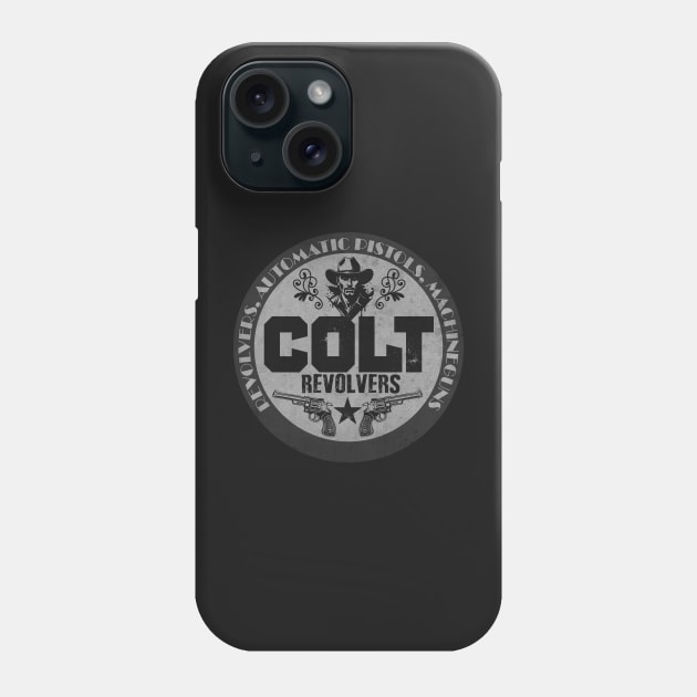 Firearms Company Sign BW Phone Case by CTShirts