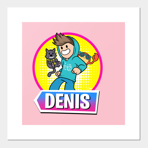 Dancing Denis With Logo Denis Roblox Posters And Art Prints Teepublic Au - roblox id posters