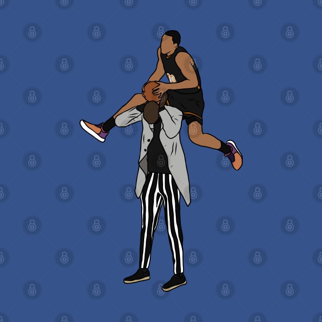 Aaron Gordon Dunks Over Tacko Fall by rattraptees