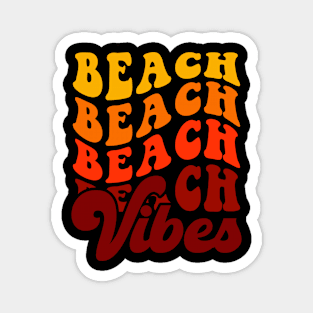 Beach Vibes T Shirt For Women Men Magnet