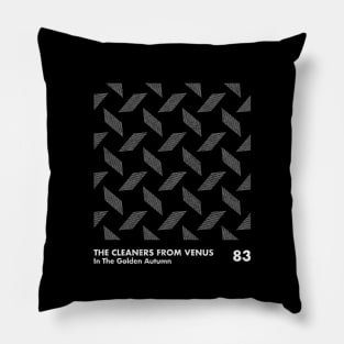 Cleaners From Venus / Minimal Graphic Design Tribute Pillow