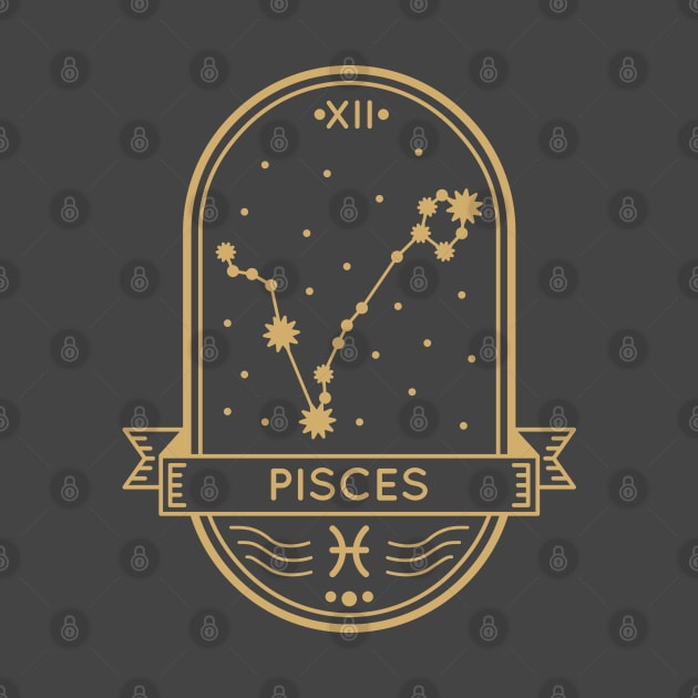 Pisces Gold Sigil by MimicGaming