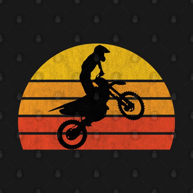 Retro Dirt Bike by BlendedArt