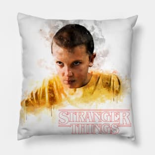 Eleven watercolor Pillow