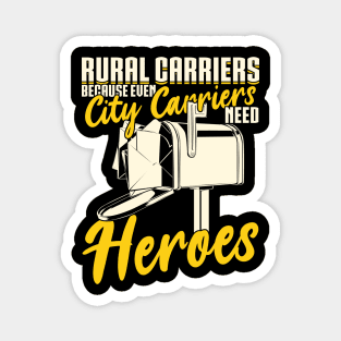 Funny Rural Letter Carrier Gift Magnet