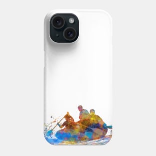 whitewater rafting-watercolor Phone Case