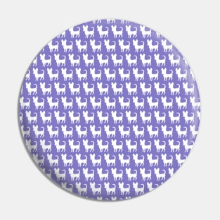 Chihuahua silhouette print (mini) lilac Pin