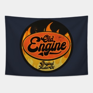 Old Engine Motor Oil Tapestry